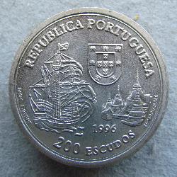 Portugalsko 200 escudos 1996