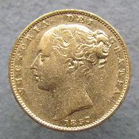 Velká Británie Sovereign 1853