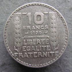 France 10 francs 1929