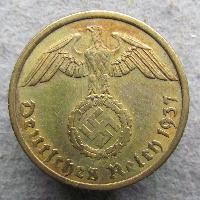 Germany 10 Rpf 1937 A