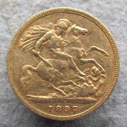 Velká Británie 1/2 Sovereign 1897