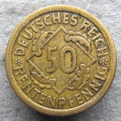 Germany 50 Rentenpfennig 1924