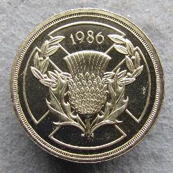 Spojené království 2 libry 1986