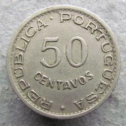Angola 50 centavos 1950