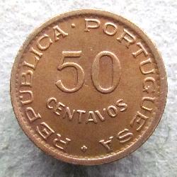 Angola 50 centavos 1957