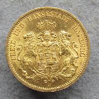 Hamburg 20 Mark 1878 J