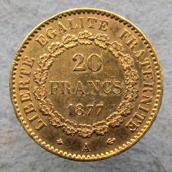 Francie 20 Fr 1877 A