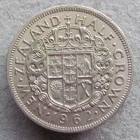 New Zealand 1/2 crown 1962