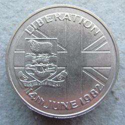 Фолклендские острова 50 пенсов 1982