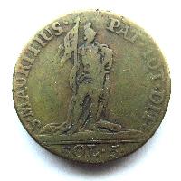 Сардиния 5 сольдо 1794