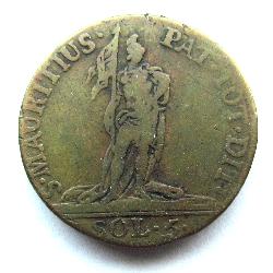 Sardinien 5 Soldi 1794