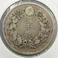 Japonsko 50 sen 1908