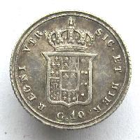 Itálie NEAPOL Ferdinando II 10 gran 1853