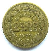 Brasilien 2000 Reais 1939