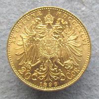 Rakousko-Uhersko 20 Cor. 1896