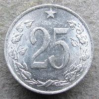 Československo 25 haléřů 1963