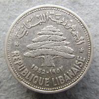 Lebanon 50 piastres 1952