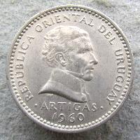 Uruguay 50 centesimo 1960