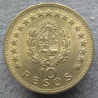 Uruguay 10 peso 1965