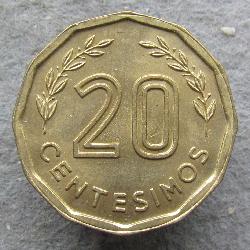 Uruguay 20 centesimo 1981