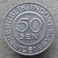 Indonesia 50 sen 1961