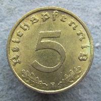 Germany 5 Rpf 1939 F