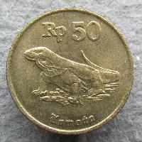 Indonesia 50 rupees 1994