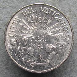 Vatikán 100 lir 1999