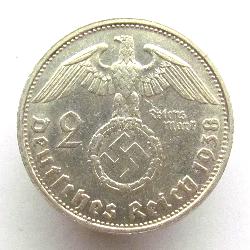 Германия 2 RM 1938 G