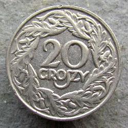 Polsko 20 grošů 1923