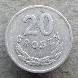 Polen 20 Groszy 1949