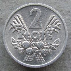 Poland 2 zloty 1974