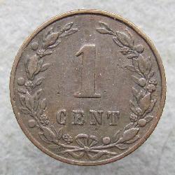Netherlands 1 cent 1880