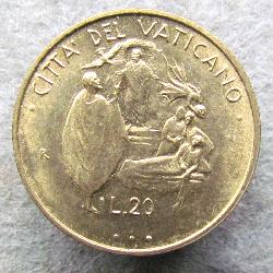 Vatican 20 lire 1995