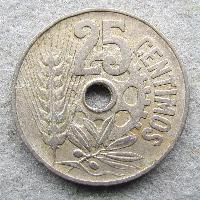 Spain 25 cts 1934