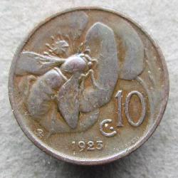 Itálie 10 centesimo 1923
