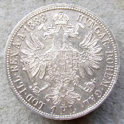 Austria Hungary 1 FL 1883