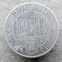 Румыния 1000 лей 2001