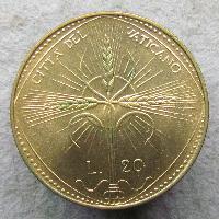 Vatikan 20 Lire 1968