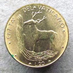 Vatican 20 lire 1973