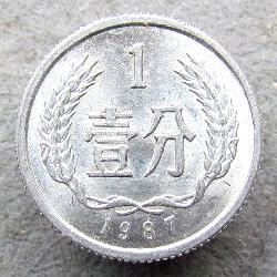 Китай 1 фэн 1987