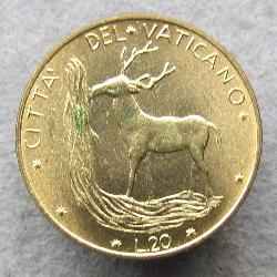 Vatican 20 lire 1972