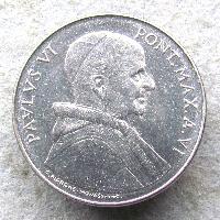 Vatican 50 lire 1968