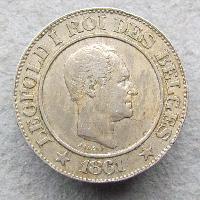 Belgien 20 Centimes 1861
