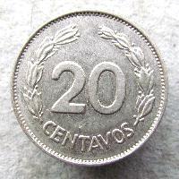 Ekvádor 20 centavos 1966