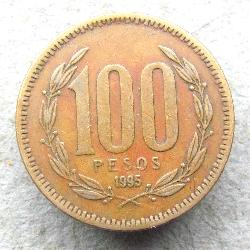 Чили 100 песо 1995