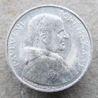 Vatican 5 lire 1968