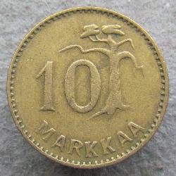 Finsko 10 marek 1953
