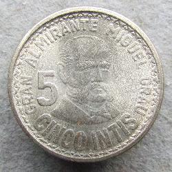 Peru 5 inti 1987