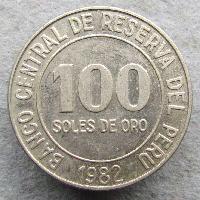 Peru 100 Sol 1982